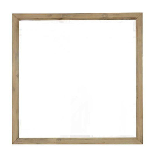 MOLLET SOLID ACACIA TIMBER MIRROR BRUSHED SMOKE - MyChocolateWood