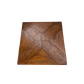 Monastery Table Top 600mm Square in Brown - Chocolate Wood