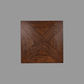 Monastery Table Top 700mm Square in Brown - Chocolate Wood
