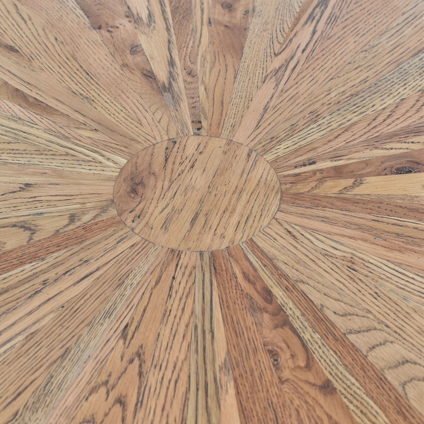 MONCLAIR ROUND SOLID OAK DINING TABLE WITH PEDESTAL BASE 150CM - MyChocolateWood