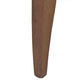 Morang Dining Chair in Dove Grey Linen with Maron Legs - Chocolate Wood
