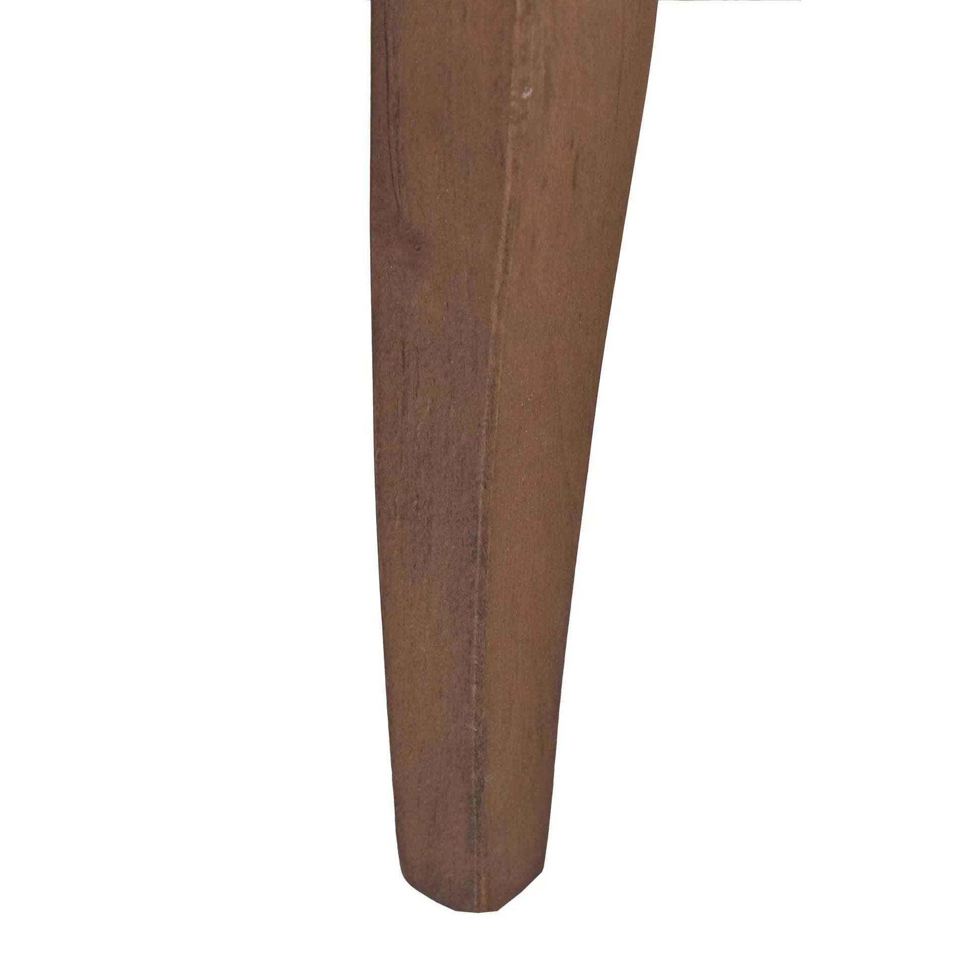 Morang Dining Chair in Dove Grey Linen with Maron Legs - Chocolate Wood