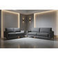 MORNAY FABRIC 2-SEATER & 3-SEATER SOFA SET ANTHRACITE COLOUR - MyChocolateWood