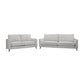 MORNAY FABRIC 2-SEATER & 3-SEATER SOFA SET LOUNGE SET GLACIER COLOUR - MyChocolateWood
