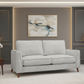 MORNAY FABRIC 2-SEATER SOFA GLACIER COLOUR - MyChocolateWood