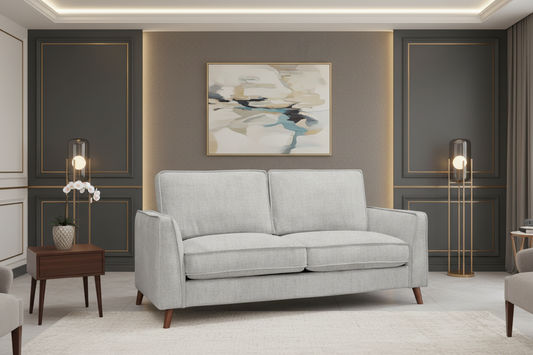 MORNAY FABRIC 2-SEATER SOFA GLACIER COLOUR - MyChocolateWood
