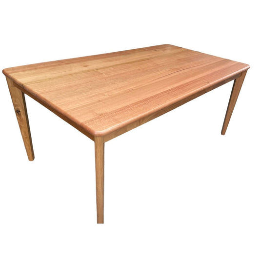 MORNINGTON CONTEMPORARY SOLID TASSIE OAK DINING TABLE 180CM