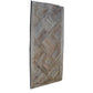 MORO RECYCLED ELM RUSTIC DINING TABLE PARQUETRY TOP 150CM - MyChocolateWood