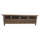 MORO RUSTIC RECYCLED ELM TV UNIT ETU 3 DRAWERS PARQUETRY TOP 180CM - MyChocolateWood