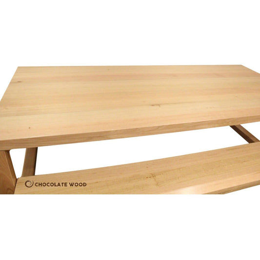 MOSMAN TASSIE OAK DINING TABLE + 2 BENCHES - AUSTRALIAN CUSTOM MADE