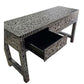 MOTHER OF PEARL ENCHANTING VINE 3 DRAWERS CONSOLE TABLE - MyChocolateWood