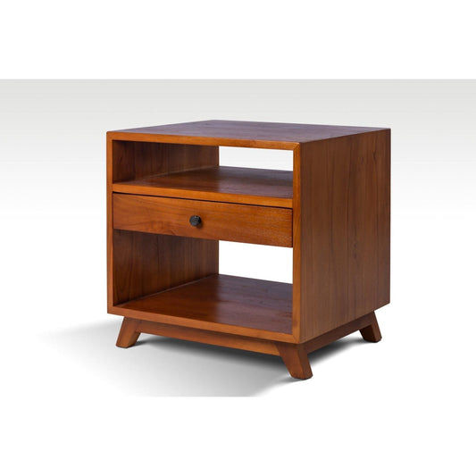 MOUS NIGHTSTAND/LAMP TABLE/BEDSIDE TABLE IN HONEY - MyChocolateWood