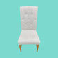 MULAN FABRIC DINING CHAIR IN FLAXEEN - FLOOR STOCK CLEARANCE - MyChocolateWood