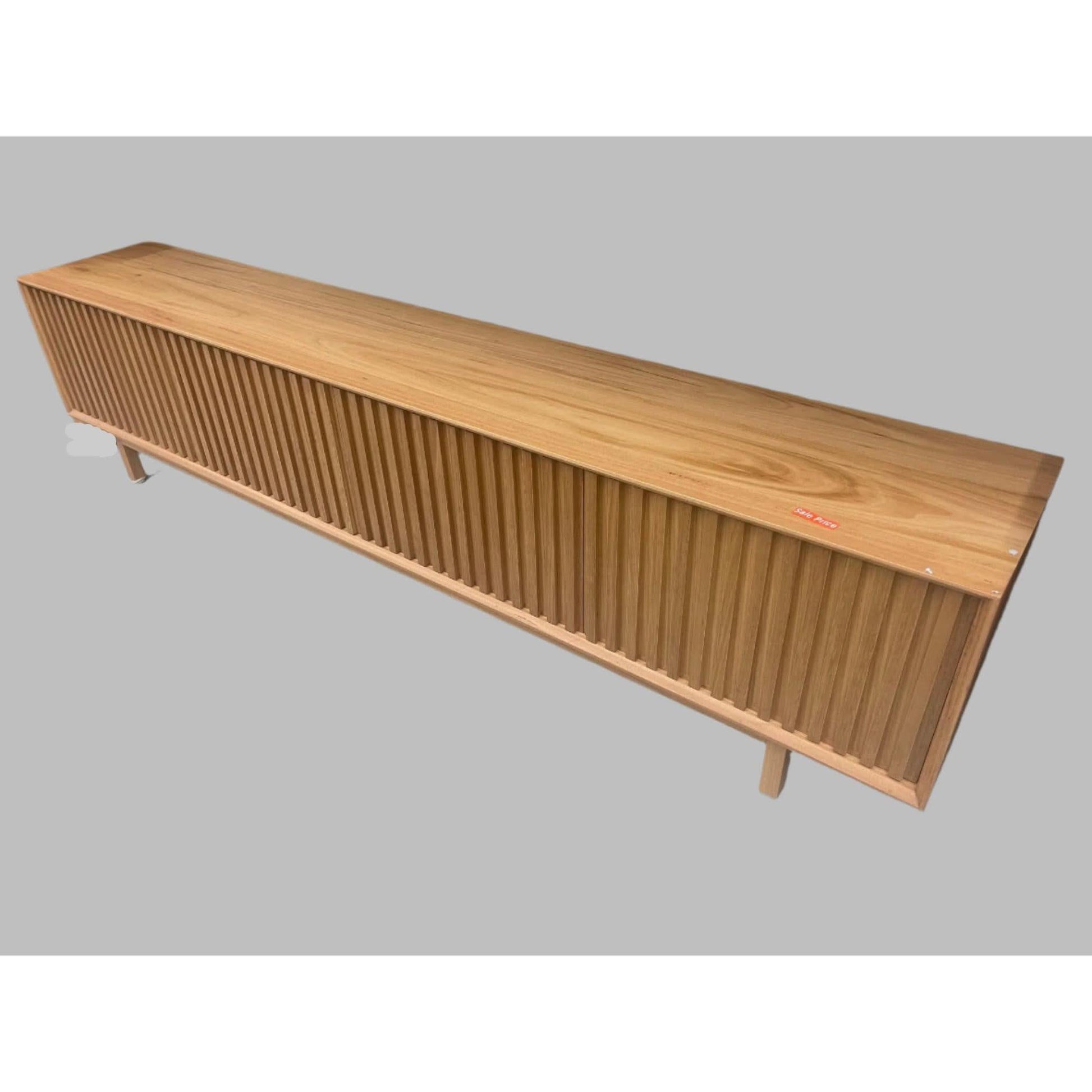 MUNGEE BLACKBUTT TV/ENTERTAINMENT UNIT 4 DOORS - FLOOR STOCK CLEARANCE - MyChocolateWood