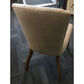 MURDOCH SOLID OAK FRAME LINEN DINING CHAIR - MyChocolateWood