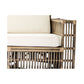 NAPOLI HAMPTONS STYLE 3-SEATER RATTAN SOFA IN ANTIQUE HONEY - MyChocolateWood