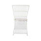 NAPOLI HAMPTONS STYLE RATTAN DINING CHAIR IN SOLID WHITE - MyChocolateWood