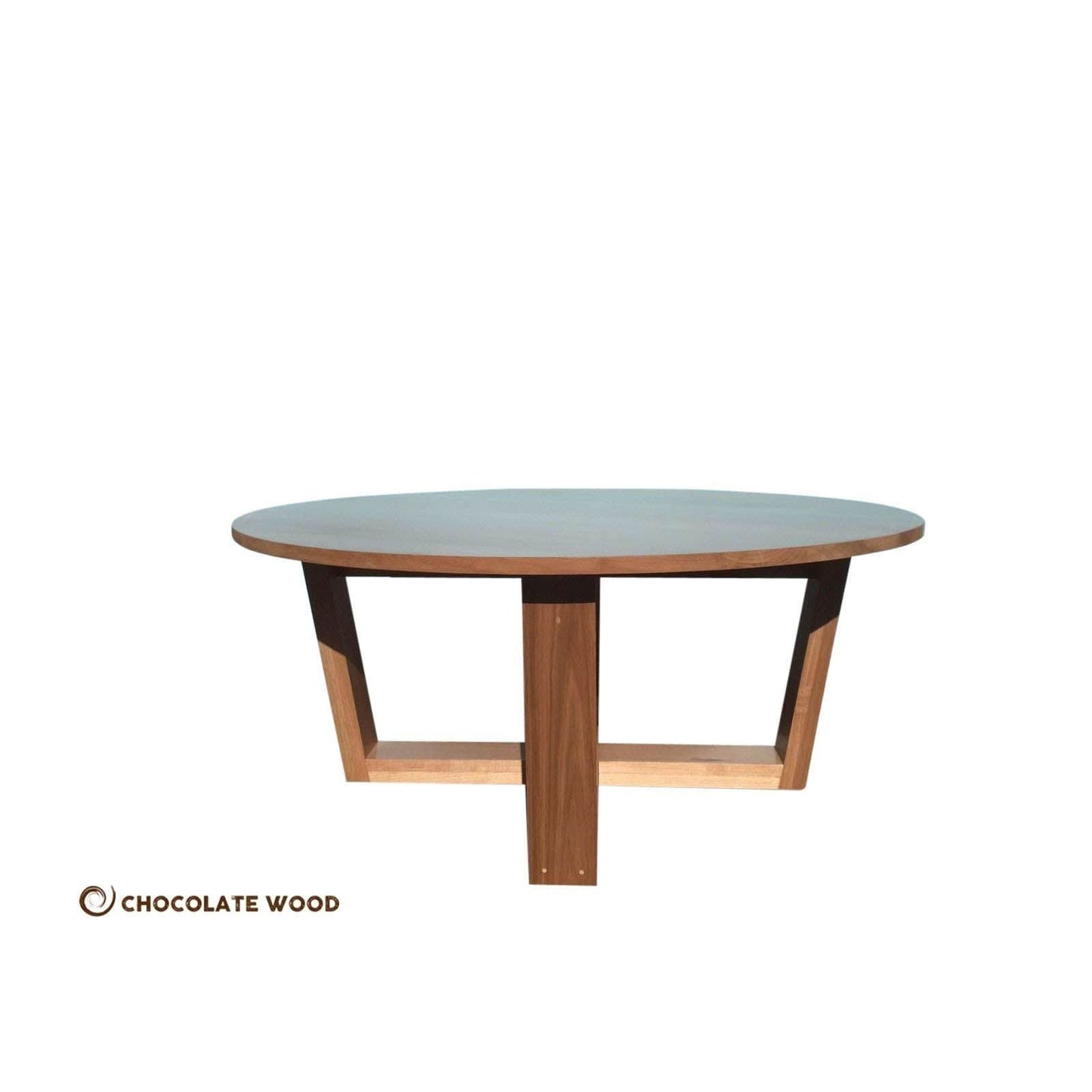 NARRABEN ROUND DINING TABLE IN SOLID TASSIE OAK 180CM CUSTOM MADE