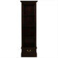 Tasmania Solid Mahogany Narrow 1 Drawer Bookcase in Chocolate - Chocolate Wood