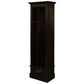 NARROW TASMANIA 1 DRAWER BOOKCASE IN CHOCOLATE FINISH - MyChocolateWood
