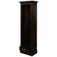 NARROW TASMANIA 1 DRAWER BOOKCASE IN CHOCOLATE FINISH - MyChocolateWood