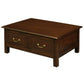 NERIN SOLID MAHOGANY 4 DRAWERS RECTANGULAR COFFEE TABLE IN MAHOGANY - MyChocolateWood