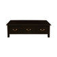 NERIN SOLID MAHOGANY 6 DRAWERS RECTANGULAR COFFEE TABLE IN CHOCOLATE - MyChocolateWood