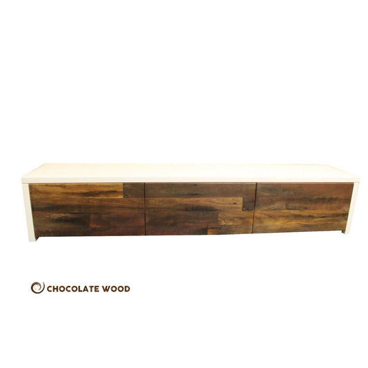 NEVADA RECYCLED HARDWOOD & POLYURETHANE TV/ENTERTAINMENT UNIT AUSTRALIAN MADE TO ORDER