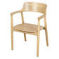 NOBU SOLID OAK ARMCHAIR/DINING CHAIR IN NATURAL - MyChocolateWood