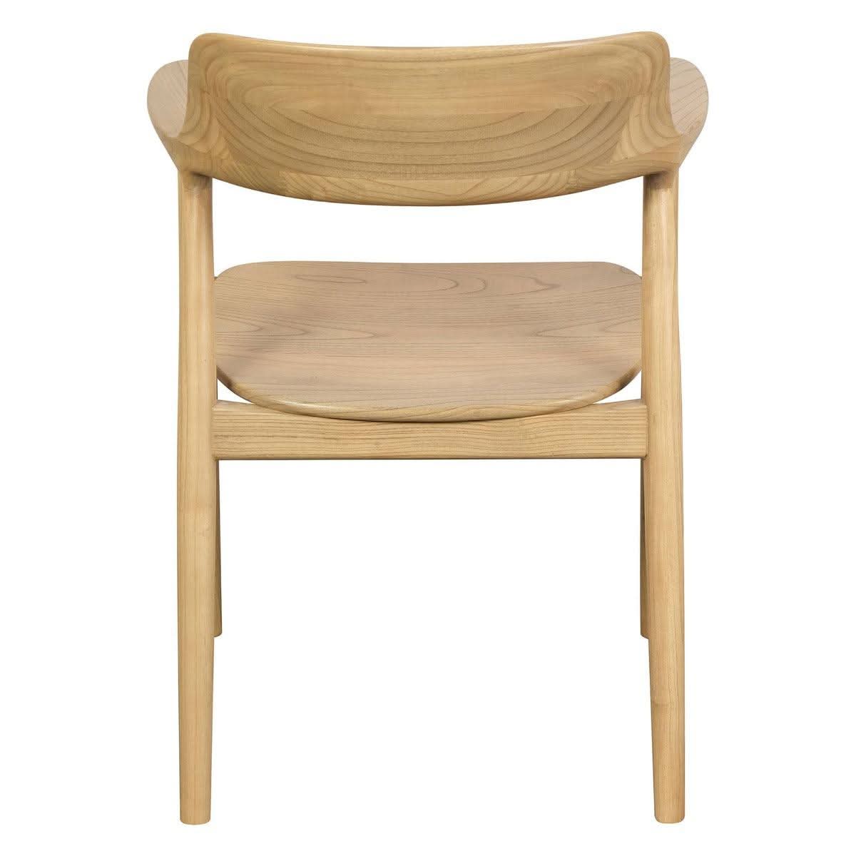 NOBU SOLID OAK ARMCHAIR/DINING CHAIR IN NATURAL - MyChocolateWood