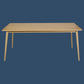 NOBU WHITE CEDAR TIMBER SQUARE DINING TABLE 160CM - MyChocolateWood