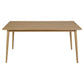 NOBU WHITE CEDAR TIMBER SQUARE DINING TABLE 160CM - MyChocolateWood
