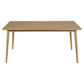 Nobu Solid Indonesian Oak Dining Table 160cm - Chocolate Wood