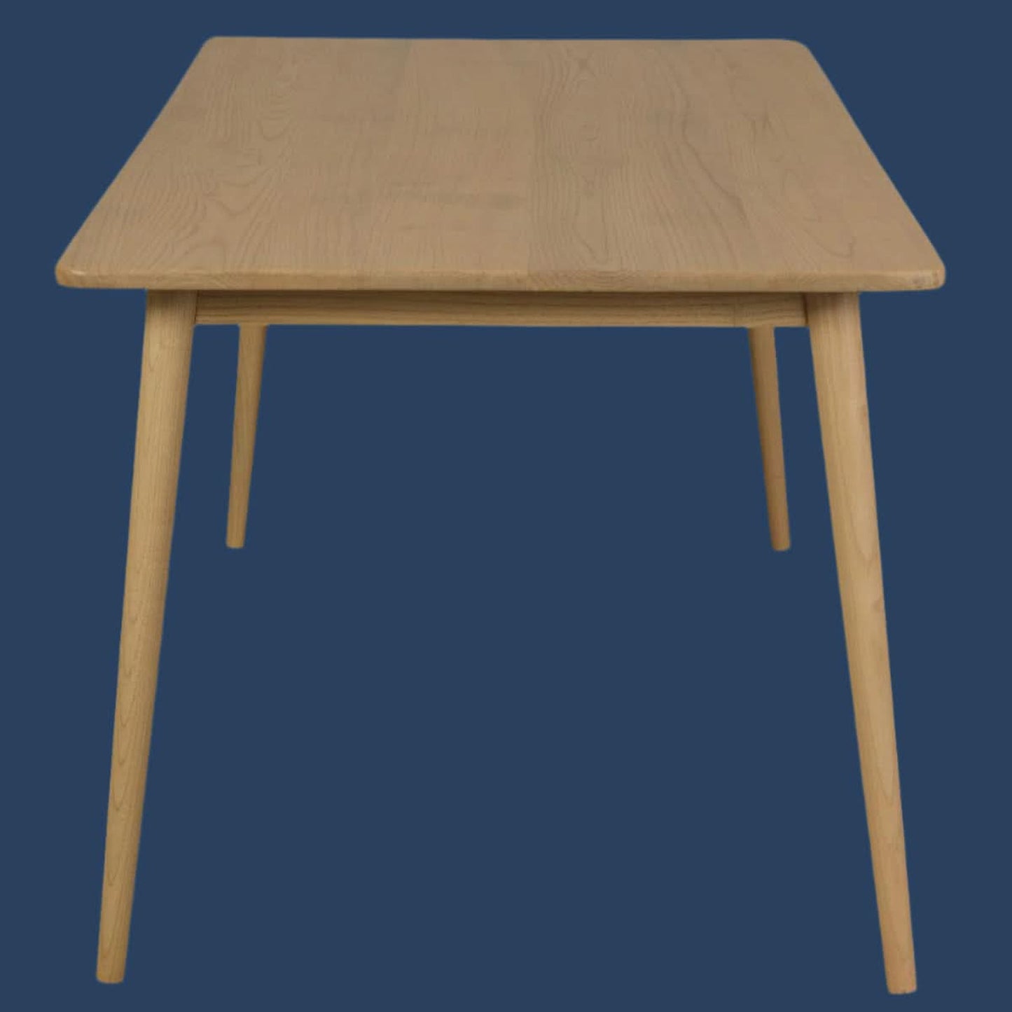 Nobu Solid Indonesian Oak Dining Table 160cm - Chocolate Wood