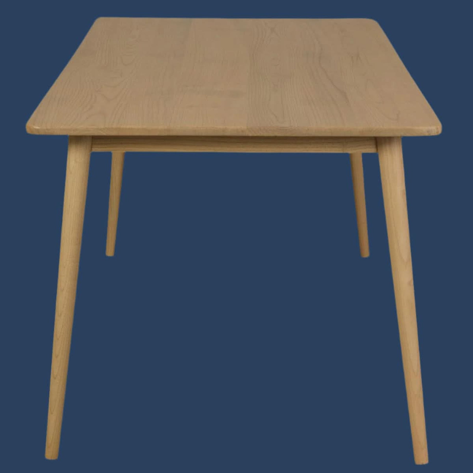 Nobu Solid Indonesian Oak Dining Table 160cm - Chocolate Wood