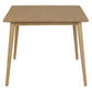 NOBU WHITE CEDAR TIMBER SQUARE DINING TABLE 90CM - MyChocolateWood