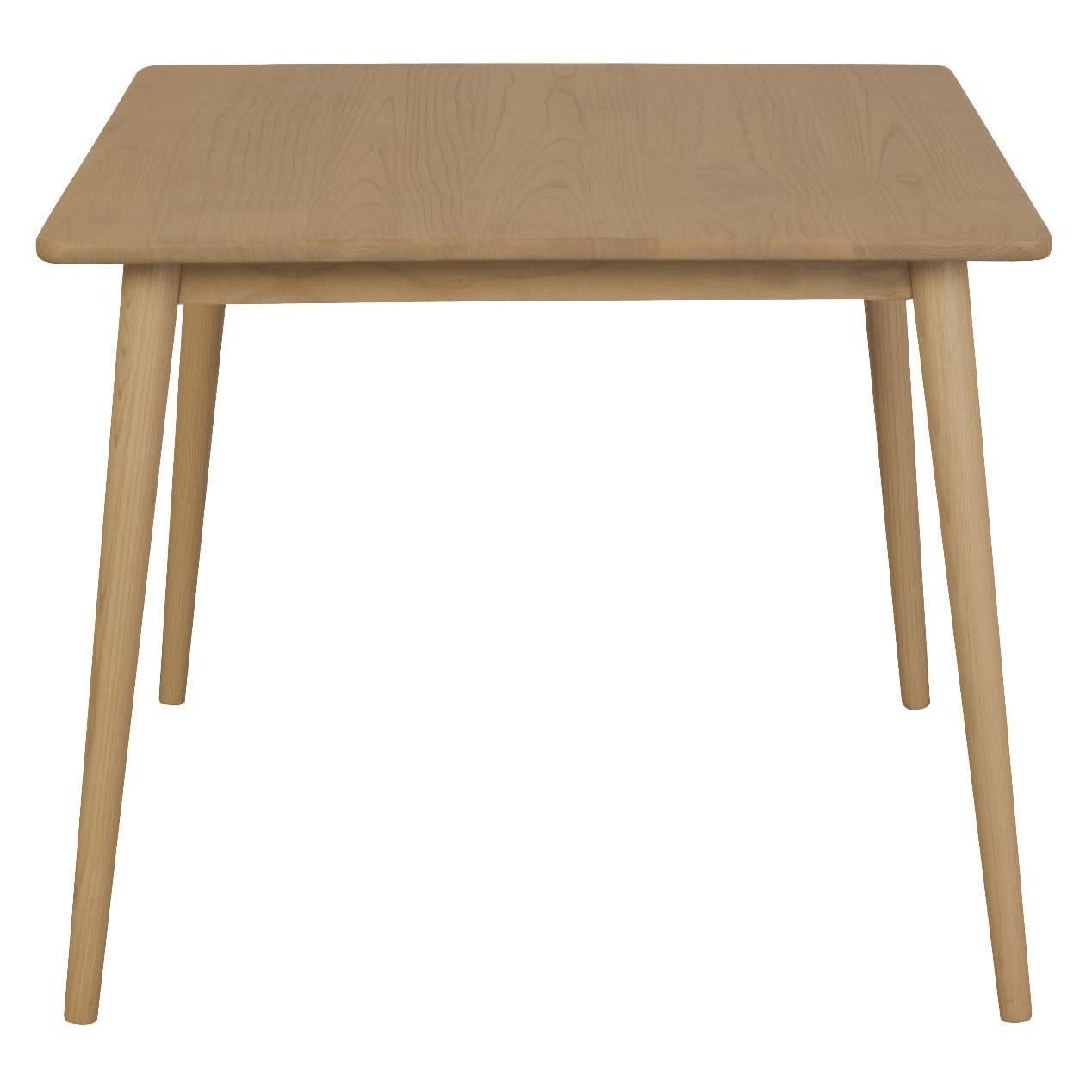 NOBU WHITE CEDAR TIMBER SQUARE DINING TABLE 90CM - MyChocolateWood