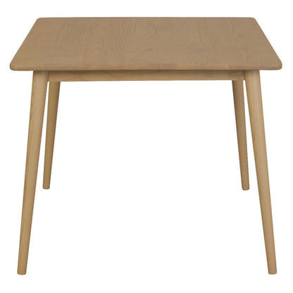 Nobu Solid Indonesian Oak Dining Table 90cm - Chocolate Wood