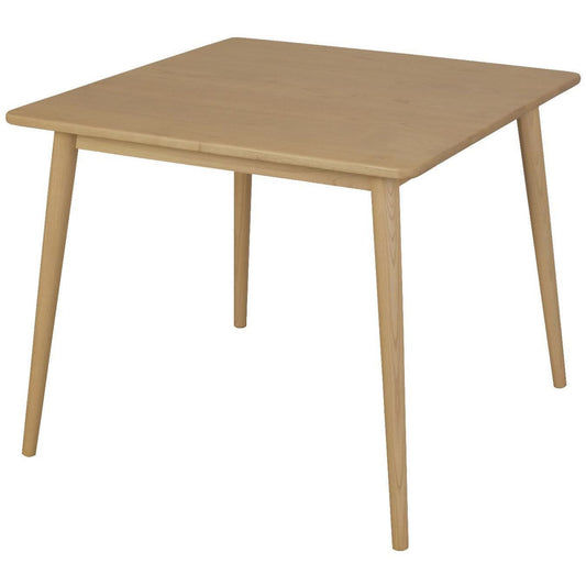 Nobu Solid Indonesian Oak Dining Table 90cm - Chocolate Wood