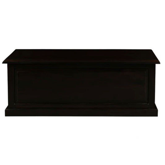 NORA LARGE SOLID MAHOGANY TIMBER BLANKET BOX IN CHOCOLATE - MyChocolateWood