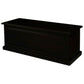 NORA MEDIUM SOLID MAHOGANY TIMBER BLANKET BOX IN CHOCOLATE - MyChocolateWood