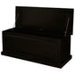 NORA MEDIUM SOLID MAHOGANY TIMBER BLANKET BOX IN CHOCOLATE - MyChocolateWood