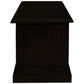 Nora Solid Mahogany Blanket Box Medium in Chocolate - Chocolate Wood
