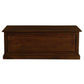 Nora Solid Mahogany Blanket Box Medium in Mahogany - Chocolate Wood
