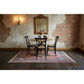 Nordic Round Dining Table 100cm + 4 Melrose Dining Chairs in Black - Chocolate Wood