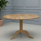 NORDIC ROUND DINING TABLE 100CM + 4 MELROSE DINING CHAIRS BLACK 5PCS - MyChocolateWood