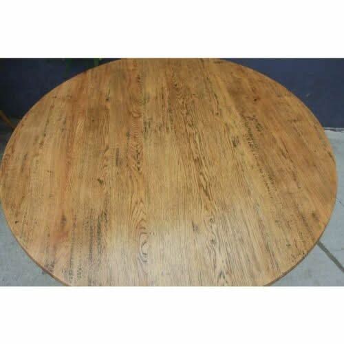 NORDIC ROUND DINING TABLE 100CM + 4 MELROSE DINING CHAIRS NATURAL 5PCS - MyChocolateWood