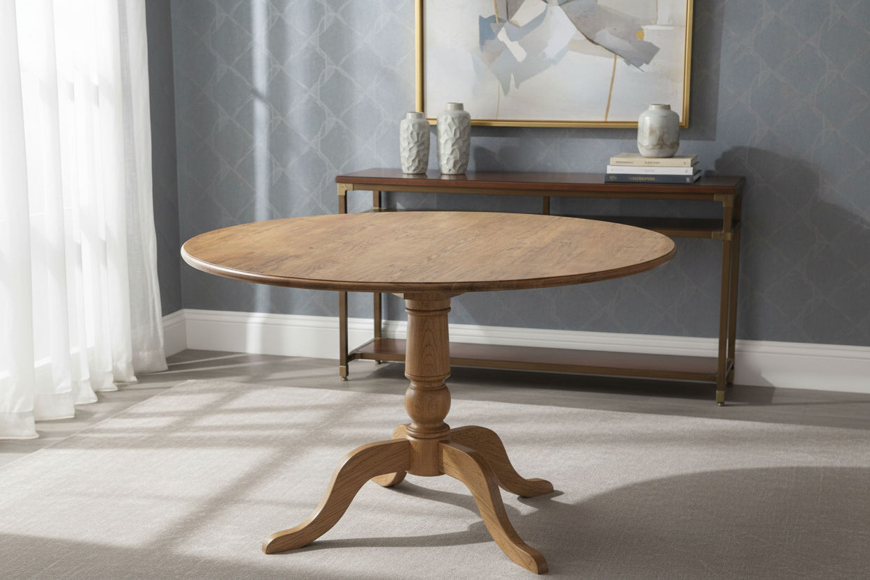 NORDIC ROUND DINING TABLE 100CM + 4 MELROSE DINING CHAIRS WHITE 5PCS - MyChocolateWood