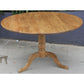 Nordic Round Dining Table 100cm + 4 Melrose Dining Chairs in White - Chocolate Wood