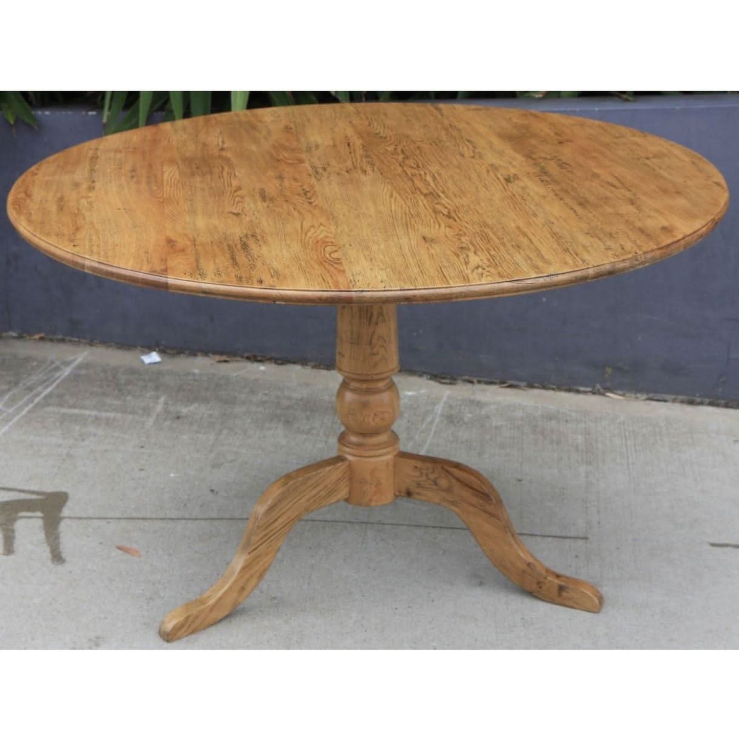 Nordic Round Dining Table 100cm + 4 Melrose Dining Chairs in White - Chocolate Wood